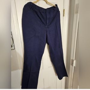 ONLY NECESSITIES WOMAN'S TWILL PANTS, color: Blue size: 20W